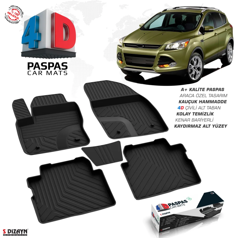 Drs Tuning Ford Kuga 2 4D Havuzlu Paspas 2013-2019 A+Kalite