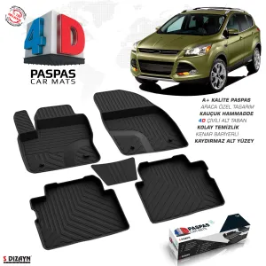 Drs Tuning Ford Kuga 2 4D Havuzlu Paspas 2013-2019 A+Kalite