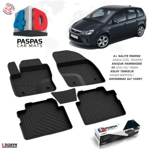 Drs Tuning Ford C-Max 4D Havuzlu Paspas 2003-2010 A+Kalite