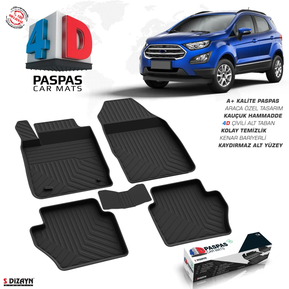Drs Tuning Ford EcoSport 4D Havuzlu Paspas 2018-2022 A+Kalite