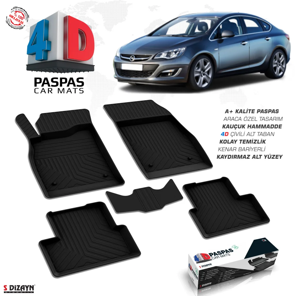 Drs Tuning Opel Astra J SD 4D Havuzlu Paspas 2012-2020 A+Kalite