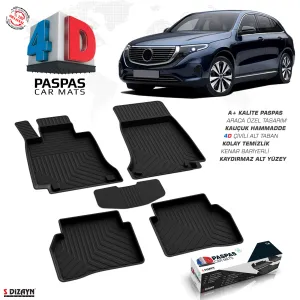 Mercedes-Benz EQC 4D Havuzlu Paspas 2019-2023 A+ Kalite