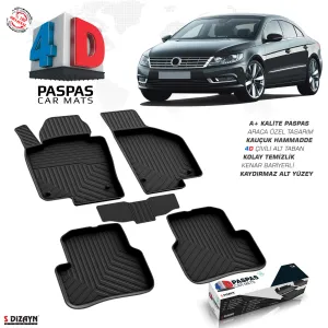 Drs Tuning Vw Passat Cc 4D Havuzlu Paspas 2008-2017 A+ Kalite
