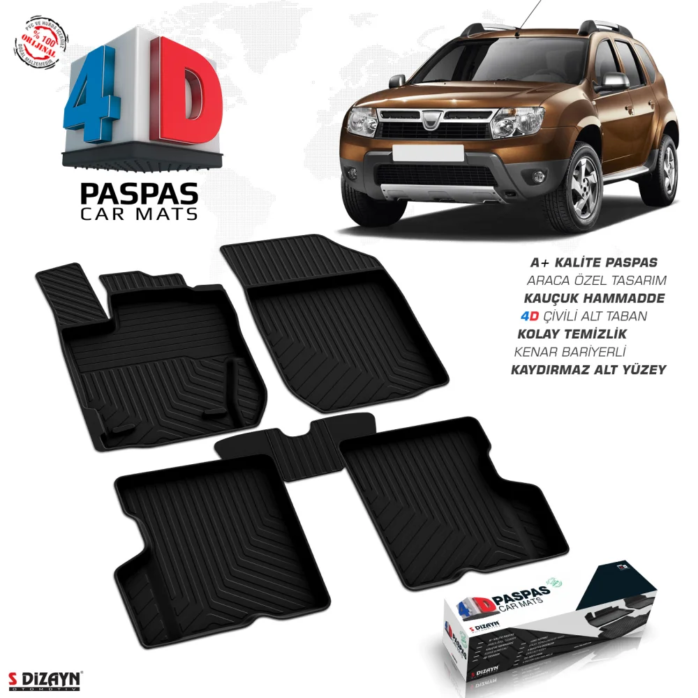 Drs Tuning Dacia Duster 4D Havuzlu Paspas 2009-2018