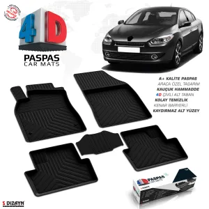 Drs Tuning Renault Fluence 4D Havuzlu Paspas 2010-2016 A+Kalite