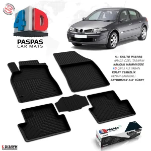 Drs Tuning Renault Megane 2 Sd 4D Havuzlu Paspas 2002-2008 A+Kalite