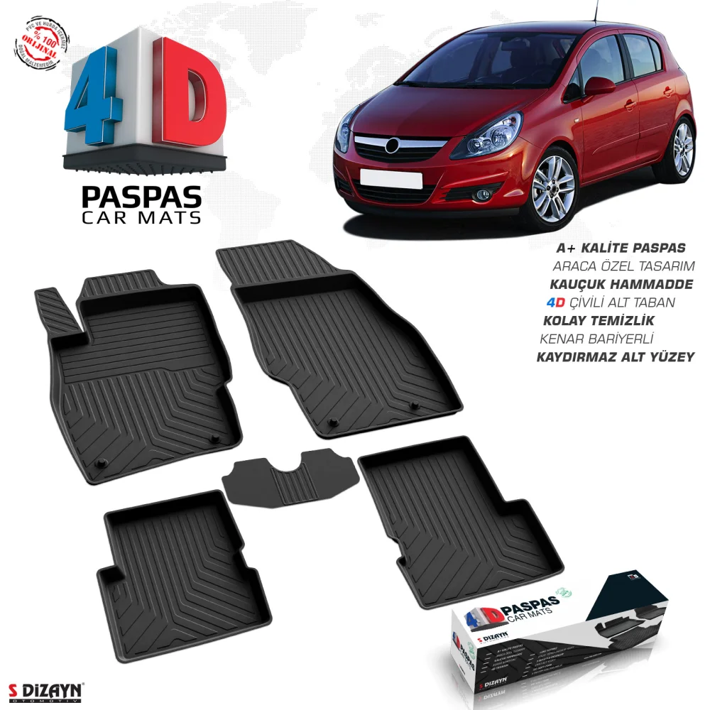 Drs Tuning Opel Corsa D 4D Havuzlu Paspas 2007-2014 A+Kalite