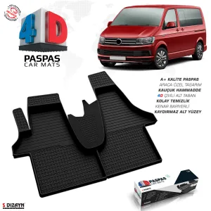 Drs Tuning Vw Transporter T6 4D Havuzlu Paspas 2015-2025 A+Kalite