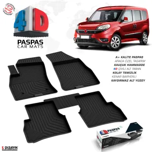 Drs Tuning Fiat Doblo 4D Havuzlu Paspas 2010 Ve Üzeri A+Kalite