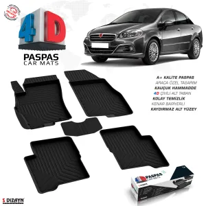 Drs Tuning Fiat Linea 4D Havuzlu Paspas 2007-2018 A+Kalite