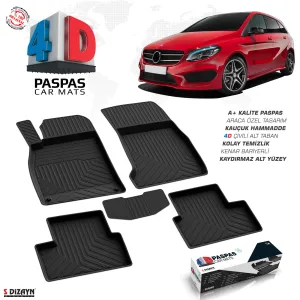 Drs Tuning Mercedes B Serisi W246 4D Havuzlu Paspas 2012-2018 A+Kalite