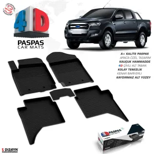 Drs Tuning Ford Ranger 4D Havuzlu Paspas 2015-2023 A+Kalite