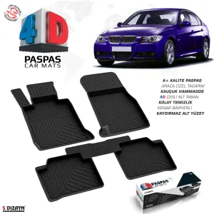 Bmw 3 Serisi 2005-2012 (E90) 4D Havuzlu Paspas A+Kalite