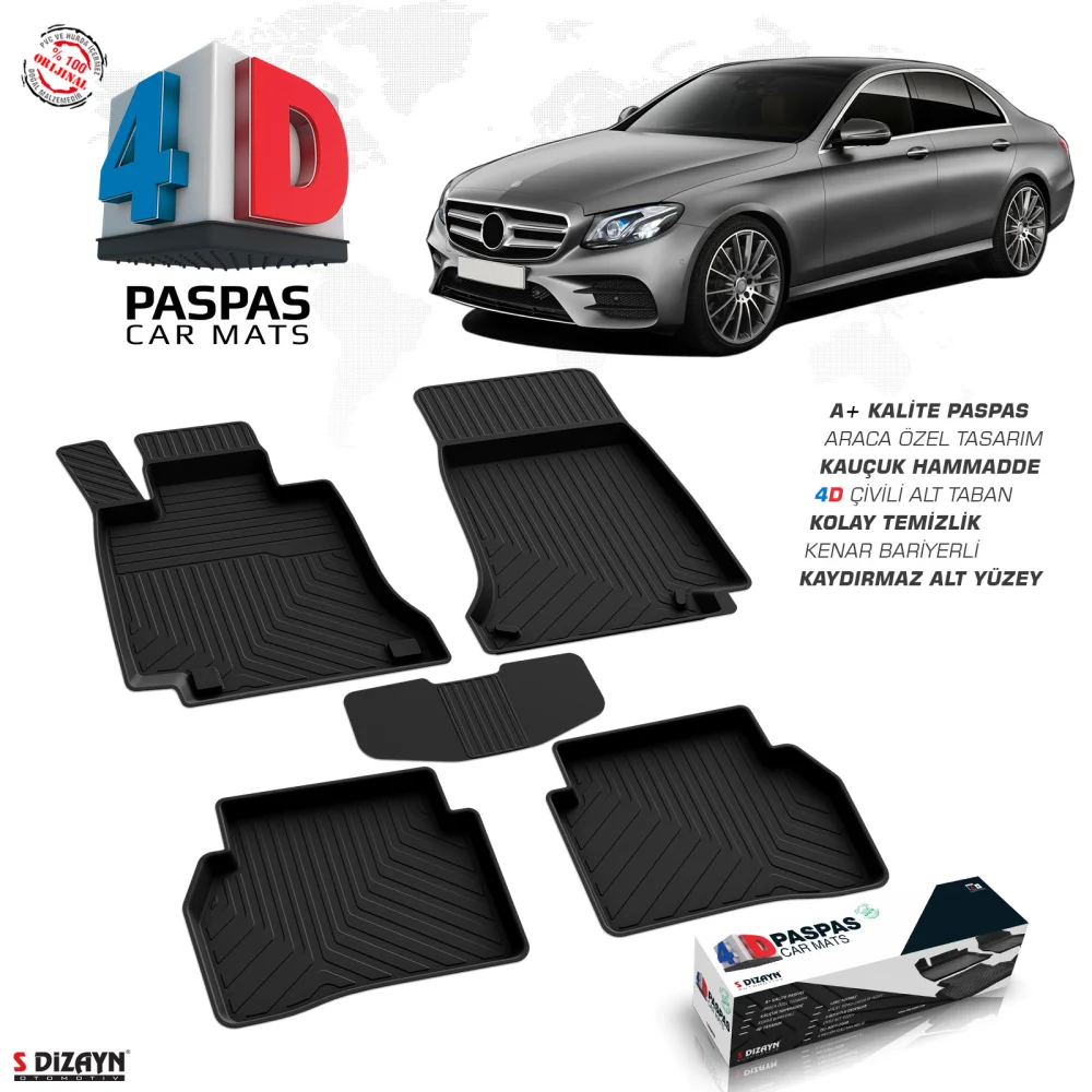 Drs Tuning Mercedes E Serisi W213 4D Havuzlu Paspas 2016-2020 A+ Kalite