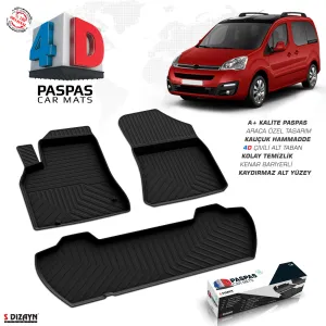 Drs Tuning Citroen Berlingo 4D Havuzlu Paspas 2008-2018 110 Hp A+Kalite