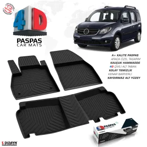 Mercedes-Benz Citan 4D Havuzlu Paspas 2013-2021 A+ Kalite