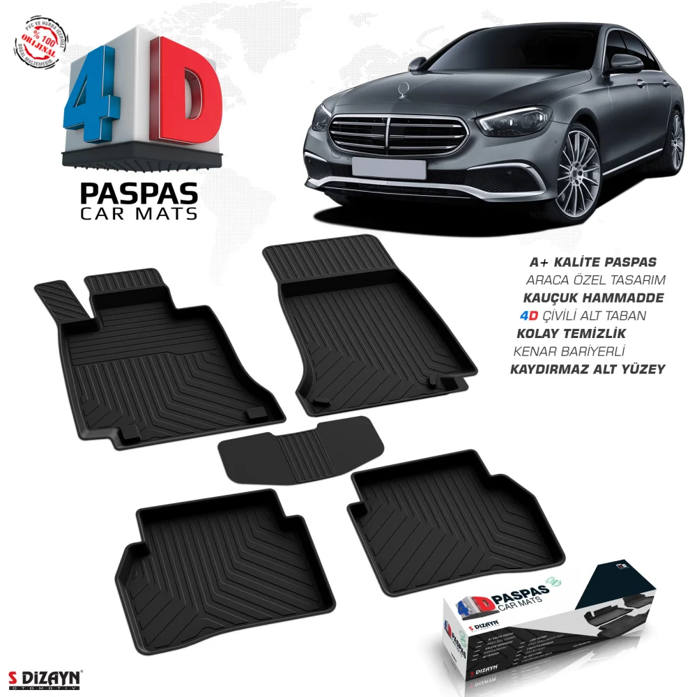 Drs Tuning Mercedes E Serisi W214 4D Havuzlu Paspas 2021 ve Üzeri A+ Kalite