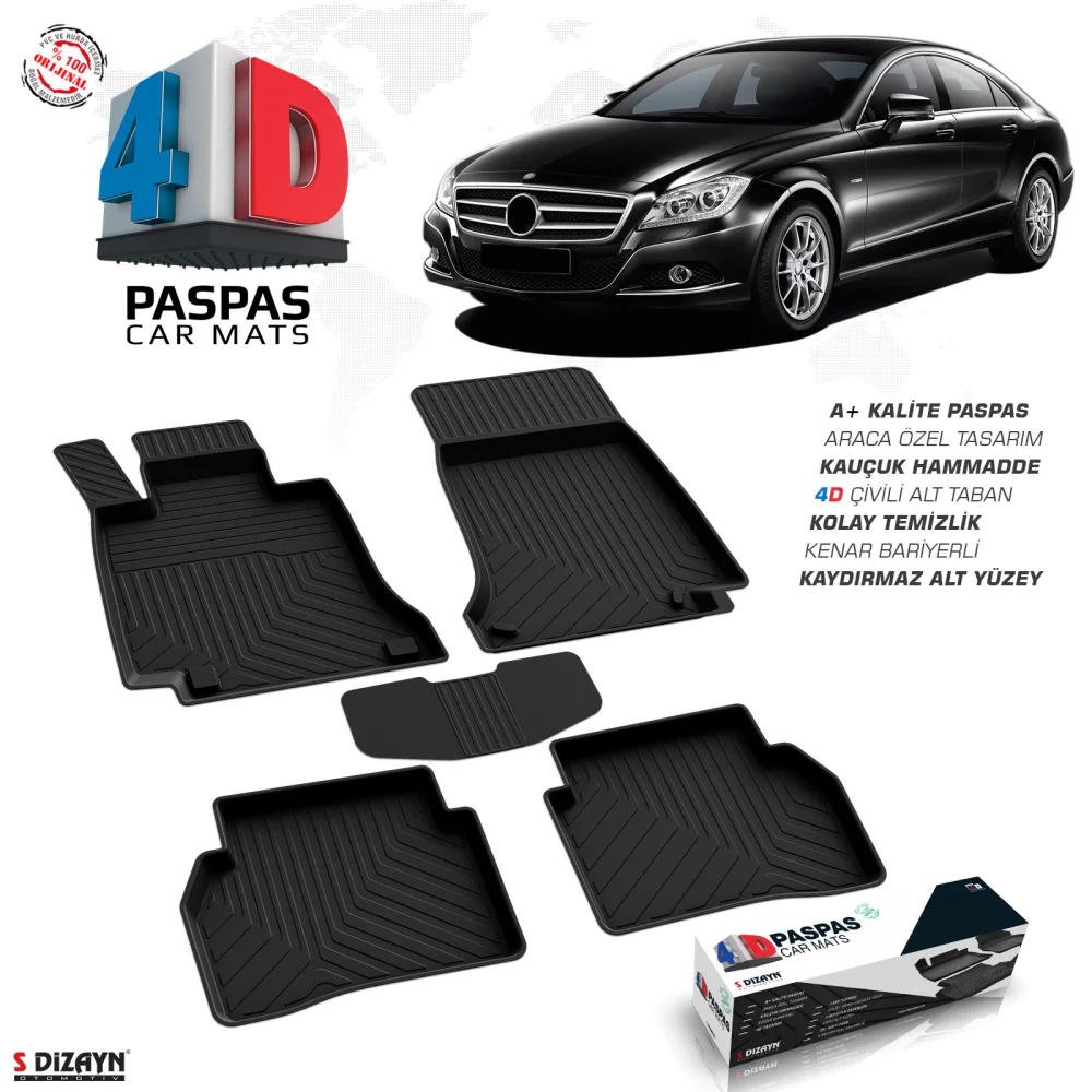 Drs Tuning Mercedes CLS C218 4D Havuzlu Paspas 2010-2018 A+Kalite