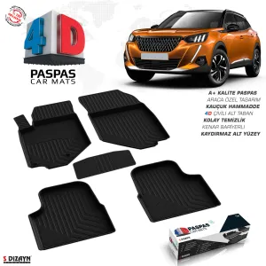 Drs Tuning Peugeot 2008 4D Havuzlu Paspas 2019-2023 A+Kalite