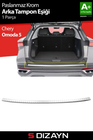 Chery Omoda 5 2022-Günümüz (C5) uyumlu Krom Arka Tampon Eşiği 2022 Üzeri A+ Kalite modelleri Oto Aksesuar Shop'de. Kaliteli malzeme, hızlı kargo ve güvenli