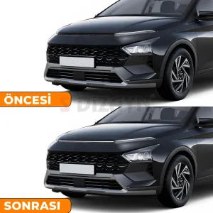 S-Dizayn Hyundai Bayon Makyajlı Krom Ön Panjur 2024 Üzeri A+ Kalite - Görsel 5