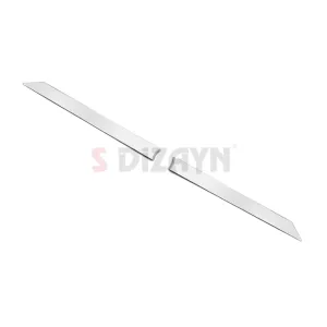 S-Dizayn Nissan Qashqai Krom Bagaj Çıtası 2 Prç. 2021 Üzeri A+ Kalite (Mat Krom) thumb 3