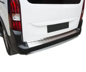 S-Dizayn Peugeot Partner 3 Krom Arka Tampon Eşiği 2019 Üzeri A+ Kalite - Görsel 5