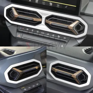S-Dizayn Renault Duster Krom Havalandırma ve İç Kapı Kolu Çerçevesi 7 Prç. 2024 Üzeri (Parlak Krom) A+ Kalite - Görsel 5