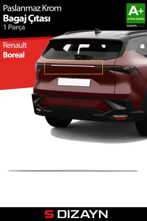 S-Dizayn Renault Boreal Mat Krom Bagaj Çıtası 2026 Ve Sonrası A+ Kalite