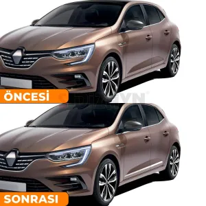 Renault Megane 4 Krom Yan Kapı Çıtası 4 Prç 2016 Üzeri A+ Kalite - Görsel 5