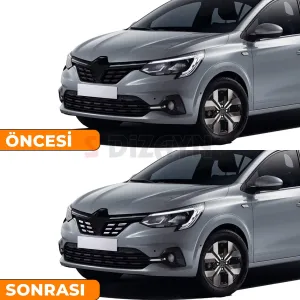 S-Dizayn Renault Taliant Krom Ön Panjur Diamond Model 12 Prç. 2021 Üzeri A+ Kalite thumb 5