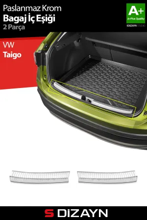 Vw Taigo Krom Bagaj İç Eşiği 2 Prç. 2021 Üzeri A+ Kalite