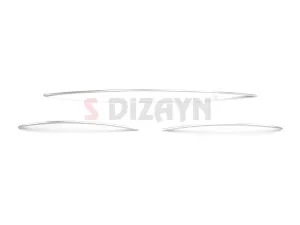 Volkswagen Passat B9 SW Krom Arka Tampon Çıtası 3 Prç. 2024 Üzeri A+ Kalite - Görsel 2