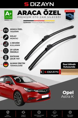 Opel Astra K Ön Cam Silecek Seti 2015-2021 Premium Araca Özel 70-60 Cm  A+ Kalite
