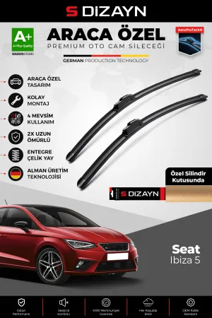 Seat Ibiza Ön Cam Silecek Seti 2017 Üzeri Premium Araca Özel 65-40 Cm  A+ Kalite