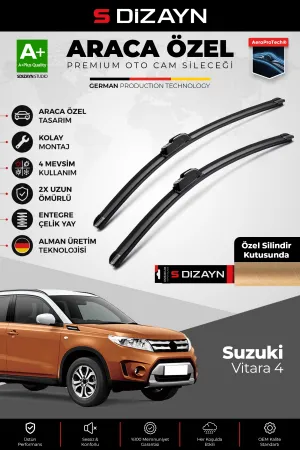 Suzuki Vitara Ön Cam Silecek Seti 2015 Üzeri Premium Araca Özel 60-43 Cm  A+ Kalite
