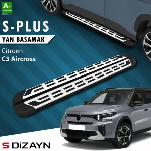 Citroen C3 Aircross 2024-Günümüz (CC24) uyumlu 2 S-Plus Gri Yan Basamak 183 Cm 2024 Üzeri A+ Kalite modelleri Oto Aksesuar Shop'de. Kaliteli malzeme, hızlı