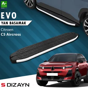 Citroen C5 Aircross 2017-Günümüz (C84) uyumlu E- Elektrikli Evo Aluminyum Yan Basamak 193 Cm 2024 Üzeri A+ Kalite modelleri Oto Aksesuar Shop'de. Kaliteli