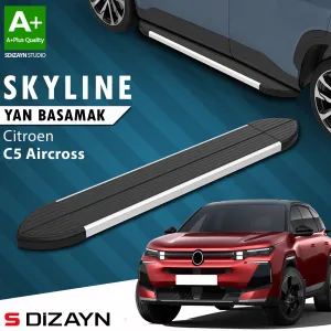 Citroen C5 Aircross 2017-Günümüz (C84) uyumlu E- Elektrikli Skyline Aluminyum Yan Basamak 193 Cm 2024 Üzeri A+ Kalite modelleri Oto Aksesuar Shop'de. Kaliteli