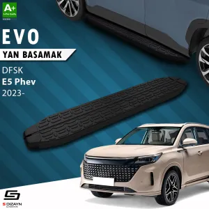 Universal uyumlu DFSK E5 Phev Evo Siyah Yan Basamak 193 Cm 2023 Üzeri modelleri Oto Aksesuar Shop'de. Kaliteli malzeme, hızlı kargo ve güvenli alışverişle