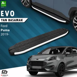 Ford Puma 2019-Günümüz (CX482) uyumlu Evo Aluminyum Yan Basamak 173 Cm 2019 Üzeri modelleri Oto Aksesuar Shop'de. Kaliteli malzeme, hızlı kargo ve güvenli