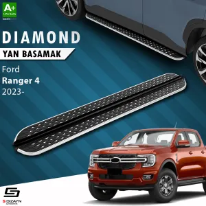 Ford uyumlu Ranger 4 Diamond Krom Yan Basamak 203 Cm 2023 Üzeri A+ Kalite modelleri Oto Aksesuar Shop'de. Kaliteli malzeme, hızlı kargo ve güvenli alışverişle