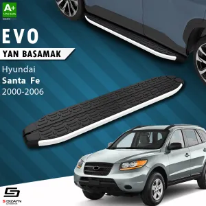 Hyundai Santa Fe 2000-2006 (SM) uyumlu Evo Aluminyum Yan Basamak 163 Cm 2000-2006 modelleri Oto Aksesuar Shop'de. Kaliteli malzeme, hızlı kargo ve güvenli