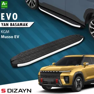 Kgm Ssangyong Musso Ev 2025 Üzeri S-Dizayn Evo Alüminyum Yan Basamak 213 Cm A+ Kalite