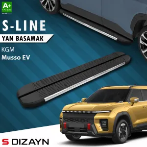 Kgm Ssangyong Musso Ev 2025 Üzeri S-Dizayn S-Line Krom Yan Basamak 213 Cm A+ Kalite