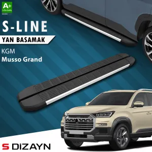 Kgm Ssangyong Musso Grand 2026 Üzeri S-Dizayn S-Line Alüminyum Yan Basamak 213 Cm A+ Kalite
