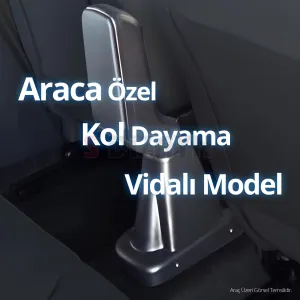 S-Dizayn Citroen C3 Kol Dayama Kolçak ABS Vidalı Siyah 2017 Üzeri A+Kalite thumb 3