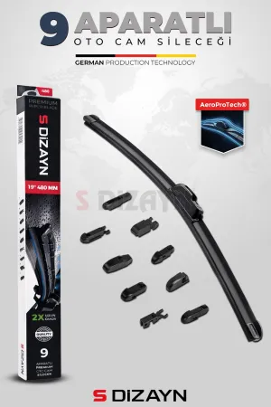 Universal uyumlu 9 Aparatlı Oto Cam Sileceği 35 Cm 14 İnç A+ Kalite modelleri Oto Aksesuar Shop'de. Kaliteli malzeme, hızlı kargo ve güvenli alışverişle hemen