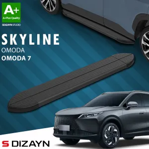 S-Dizayn Omoda Omoda7 Skyline Siyah Yan Basamak 183 Cm 2025 Üzeri A+ Kalite