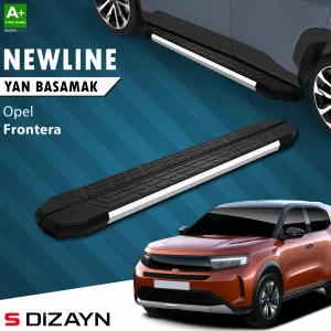 S-Dizayn Opel Frontera NewLine Krom Yan Basamak 183 Cm 2024 Üzeri A+ Kalite thumb 1